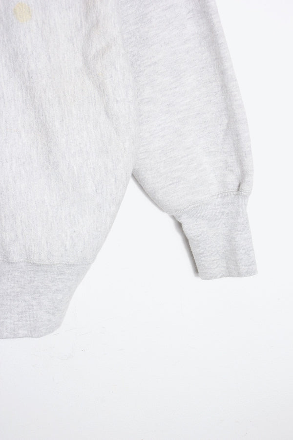 MADE IN USA 90'S REVERSE WEAVE ONE POINT SWEATSHIRT / GRAY [SIZE: M USED]