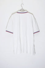 画像をギャラリービューアに読み込む, S/S MICKEY EMBROIDERY RIB LINE CHARACTER POLO SHIRT / WHITE [SIZE: XXL USED]
