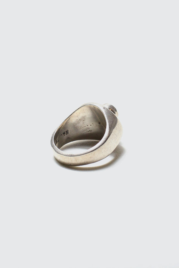 MADE IN MEXICO 925 SILVER RING W / TURQUOISE [SIZE: equivalent to No. 15 USED]