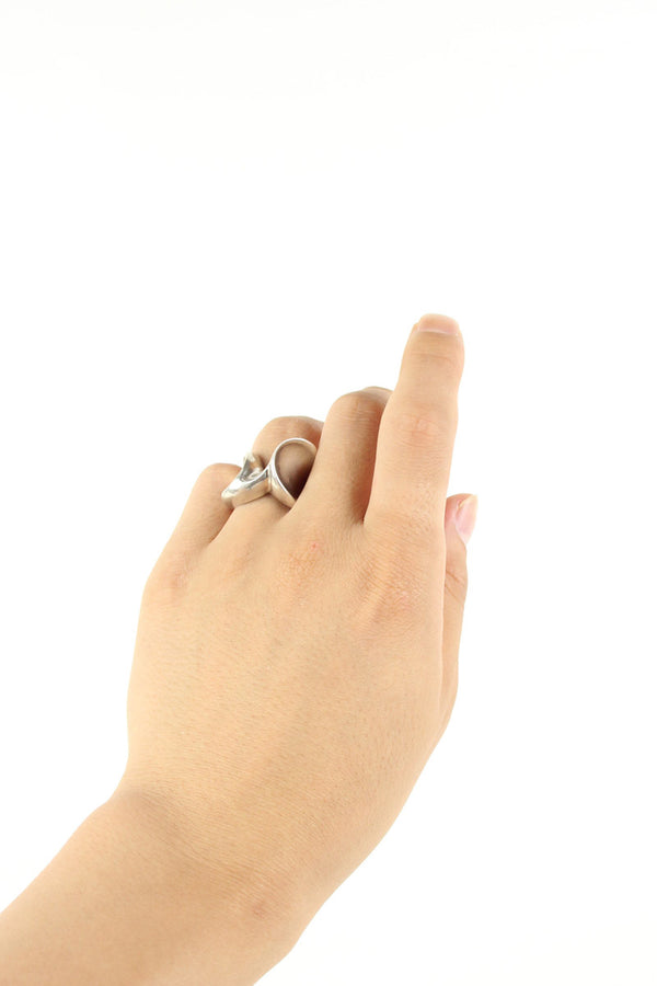 925 VINTAGE SILVER RING [SIZE: Approx. JP 12 USED]