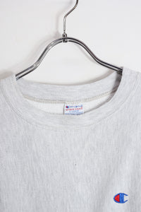 MADE IN USA 90'S REVERSE WEAVE ONE POINT SWEATSHIRT / GRAY [SIZE: XL USED]