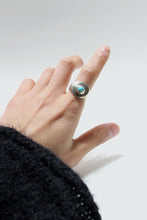画像をギャラリービューアに読み込む, MADE IN MEXICO 925 SILVER RING W / TURQUOISE  [SIZE: 15号相当 USED]
