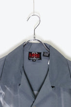 画像をギャラリービューアに読み込む, 90&#39;S OPEN COLLAR S/S PATTERN SHIRT / GREY [SIZE: M USED]
