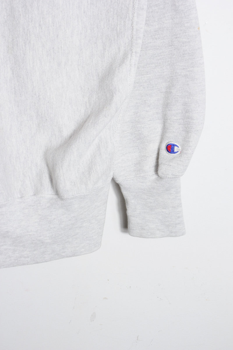 MADE IN USA 90'S STACEY REVERSE WEAVE SWEATSHIRT / GRAY [SIZE: XL USED]