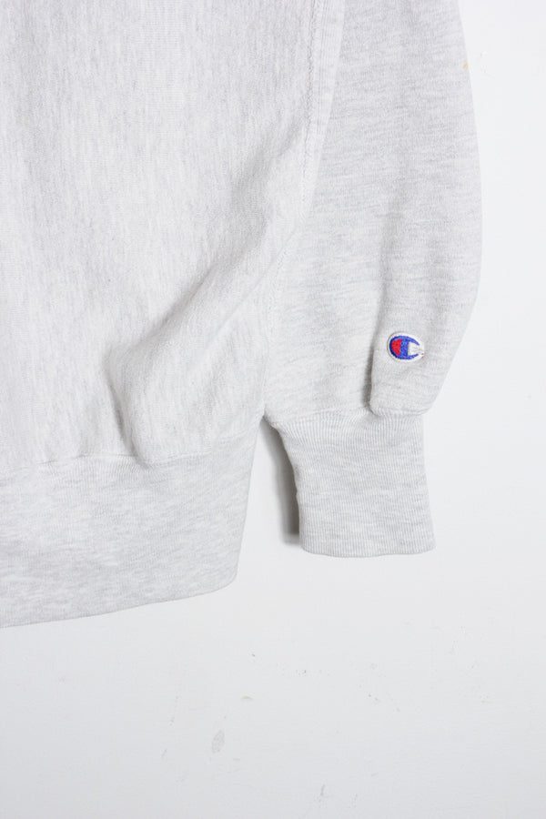 MADE IN USA 90'S STACEY REVERSE WEAVE SWEATSHIRT / GRAY [SIZE: XL USED]
