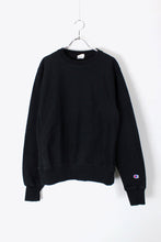 画像をギャラリービューアに読み込む, REVERSE WEAVE CREW NECK SWEAT SHIRT / BLACK [SIZE: S USED]
