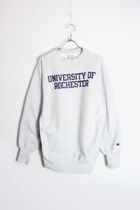 90'S ROCHESTER REVERSE WEAVE SWEATSHIRT / GRAY [SIZE: L USED]