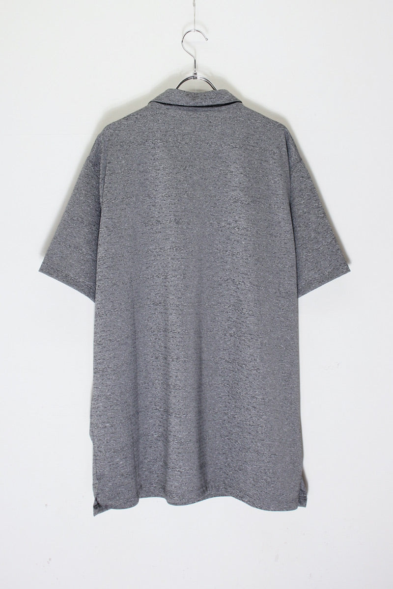S/S DRY-FIT POLO SHIRT / DARK GRAY [SIZE: XL DEADSTOCK/NOS]
