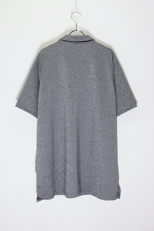 S/S DRY-FIT POLO SHIRT / DARK GRAY [SIZE: XL DEADSTOCK/NOS]