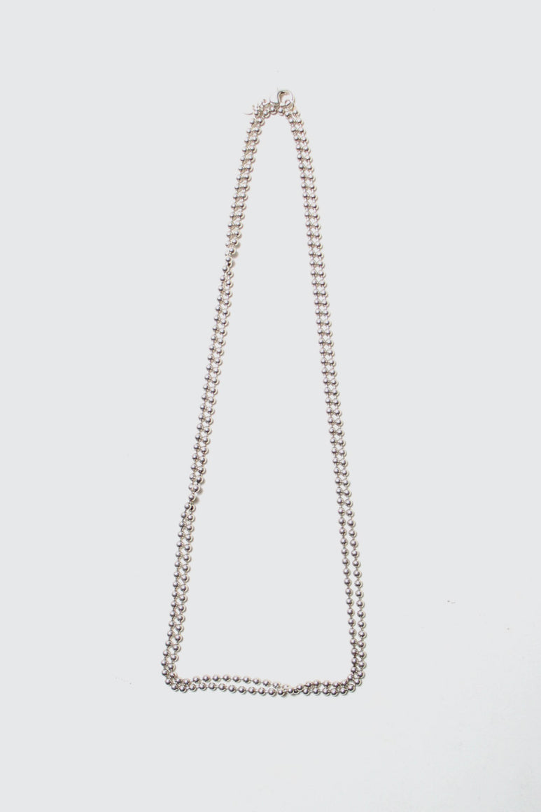 925 SILVER BALL CHAIN NECKLACE [SIZE: ONE SIZE USED]