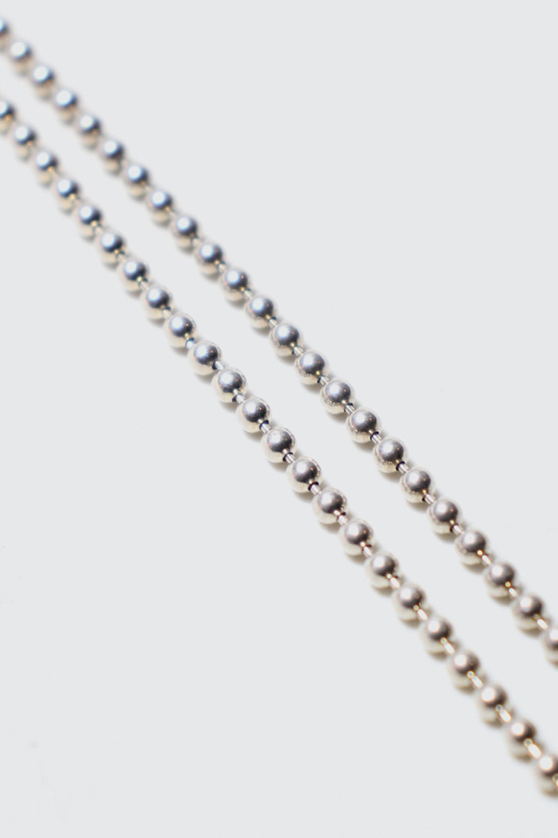 925 SILVER BALL CHAIN NECKLACE [SIZE: ONE SIZE USED]