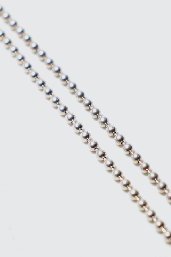 925 SILVER BALL CHAIN NECKLACE [SIZE: ONE SIZE USED]