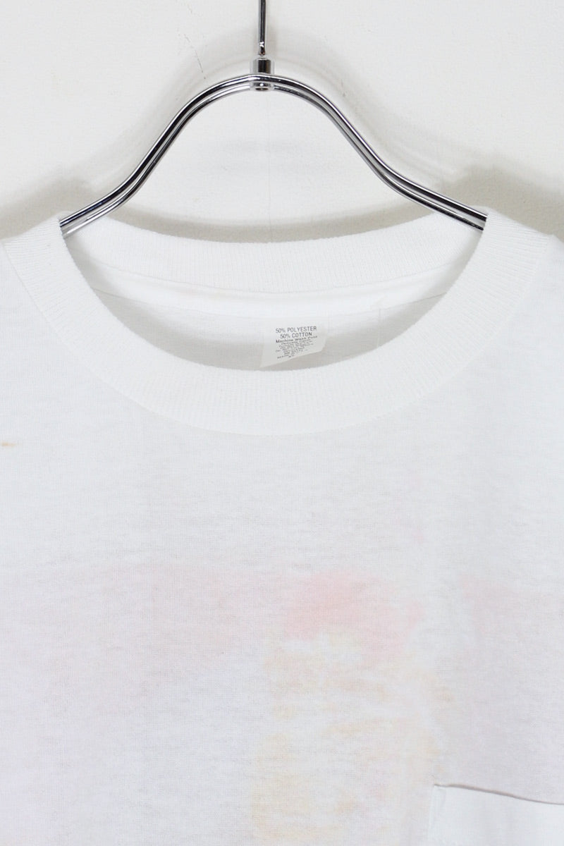MADE IN USA 93'S S/S CAMEL BILLIARDS BACK PRINT ADVERTISING T-SHIRT / WHITE [SIZE: XL DEADSTOCK/NOS]