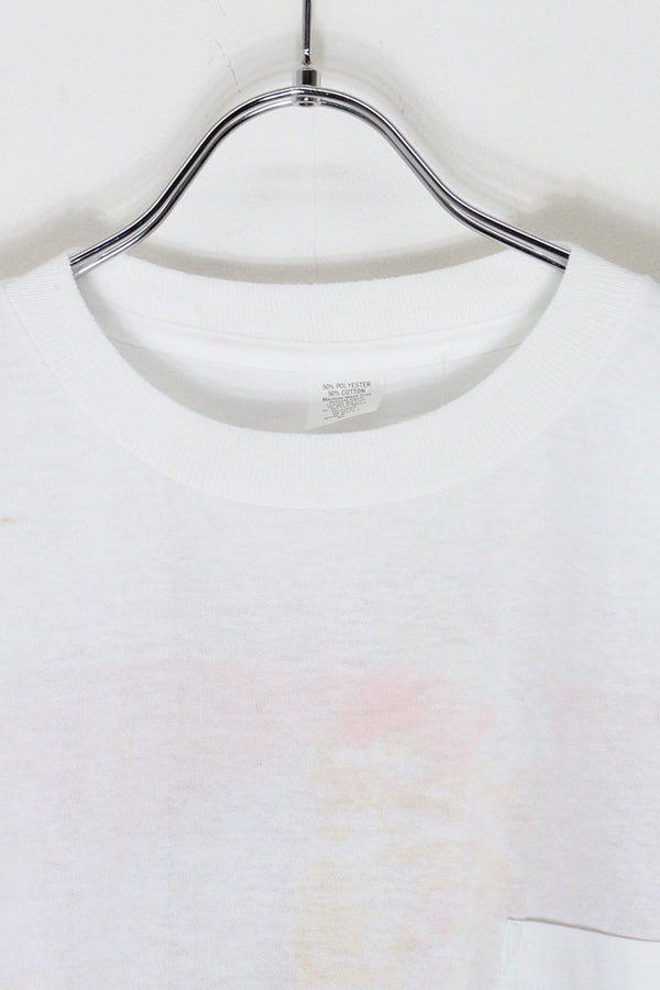 MADE IN USA 93'S S/S CAMEL BILLIARDS BACK PRINT ADVERTISING T-SHIRT / WHITE [SIZE: XL DEADSTOCK/NOS]