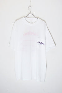 MADE IN USA 90'S S/S CAMEL GT BACK PRINT ADVERTISING T-SHIRT / WHITE [SIZE: XL DEADSTOCK/NOS]