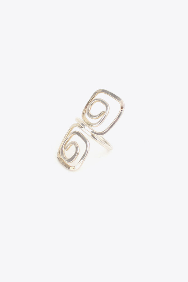 925 VINTAGE SILVER RING [SIZE: equivalent to Japanese size 10 USED]