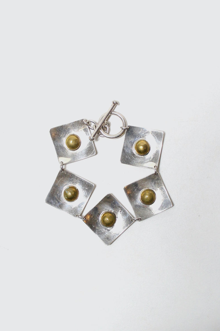 MADE IN MEXICO 925 SILVER BRACELET T-BAR [SIZE: ONE SIZE USED]