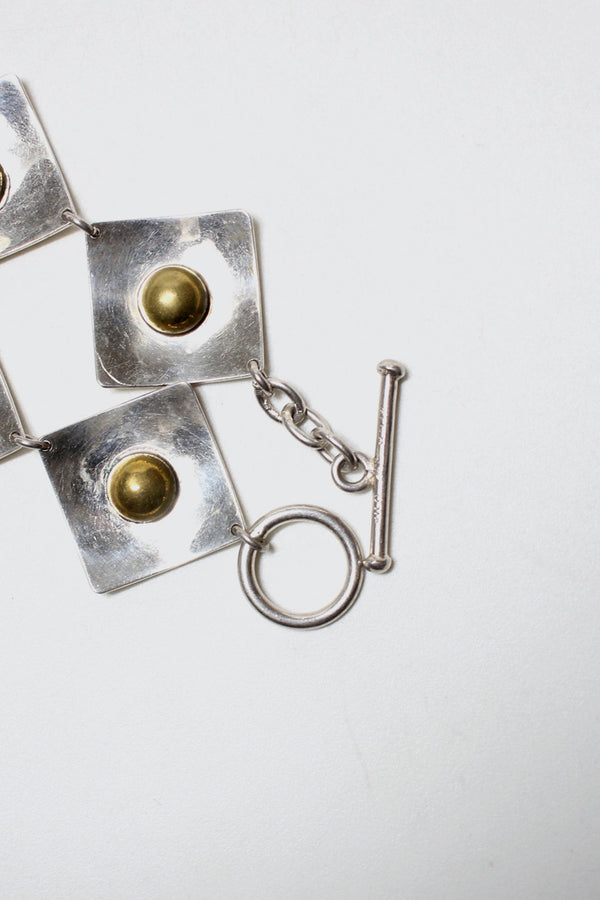 MADE IN MEXICO 925 SILVER BRACELET T-BAR [SIZE: ONE SIZE USED]