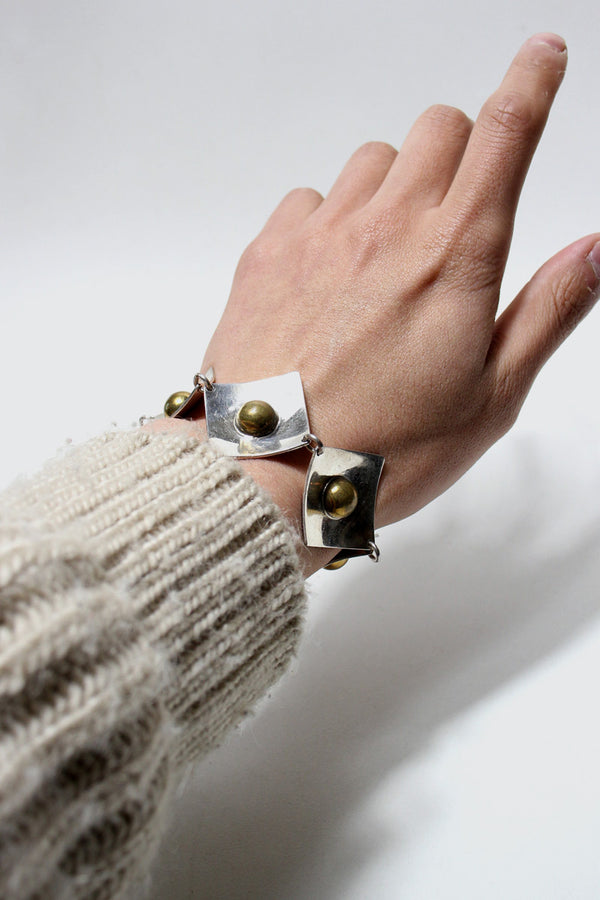 MADE IN MEXICO 925 SILVER BRACELET T-BAR [SIZE: ONE SIZE USED]