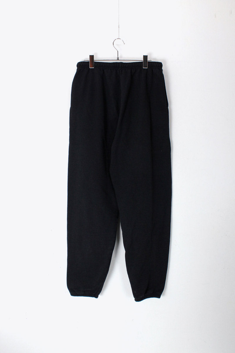 ONE POINT SWEAT PANTS / BLACK [SIZE: L USED]
