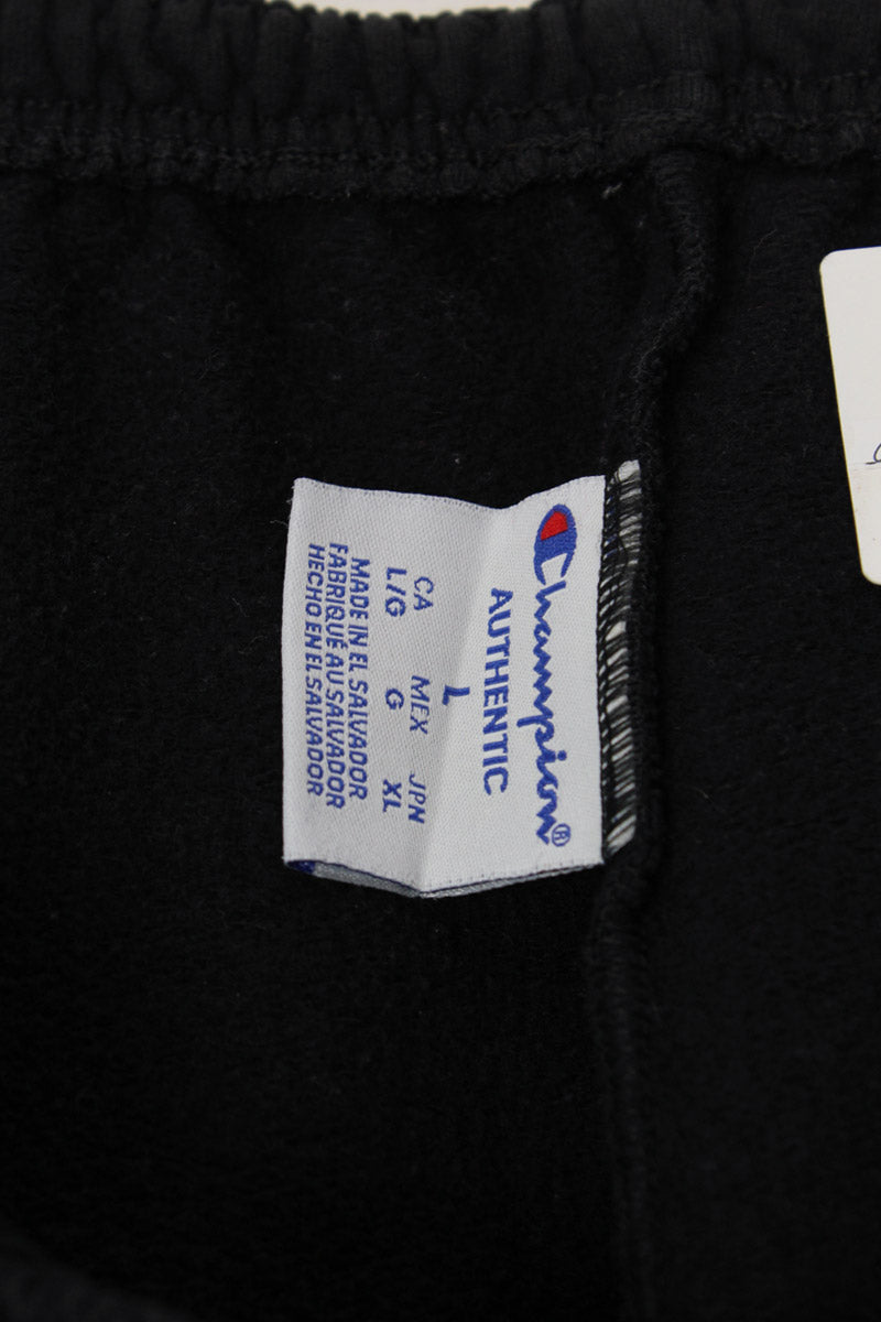 ONE POINT SWEAT PANTS / BLACK [SIZE: L USED]