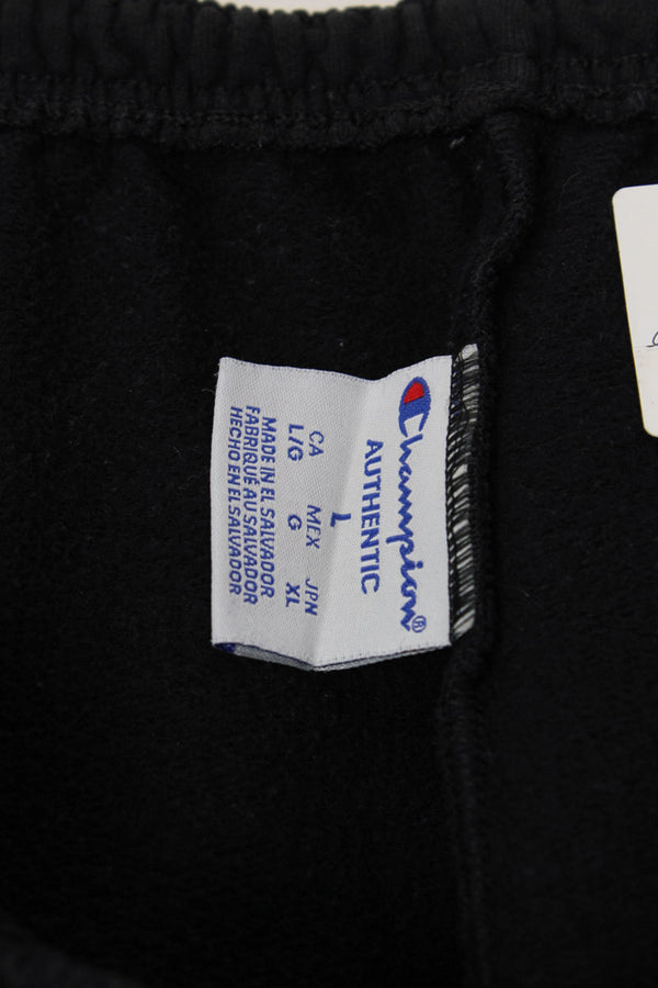 ONE POINT SWEAT PANTS / BLACK [SIZE: L USED]
