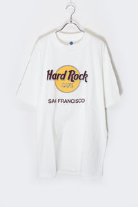 MADE IN USA 90'S SAN FRANCISCO PRINT ADVERTISING T-SHIRT / WHITE [SIZE: XL DEADSTOCK/NOS]