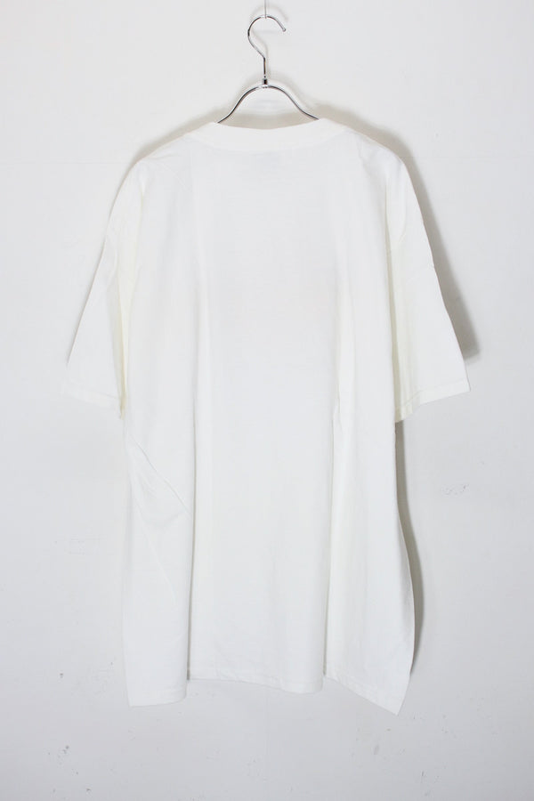 MADE IN USA 90'S ATLANTIC CITY PRINT ADVERTISING T-SHIRT / WHITE [SIZE: XL DEADSTOCK/NOS]