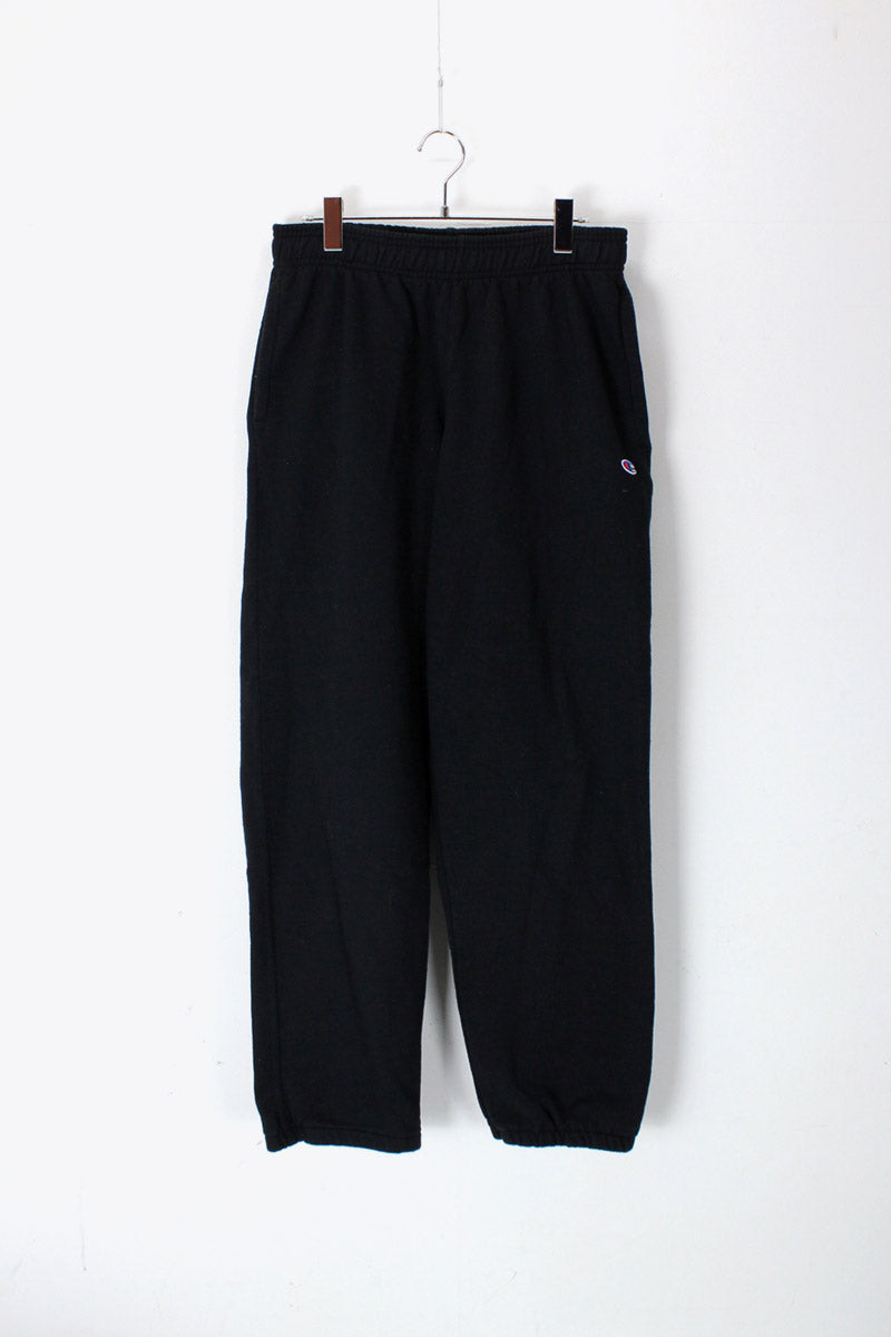 ONE POINT SWEAT PANTS / BLACK [SIZE: L USED]