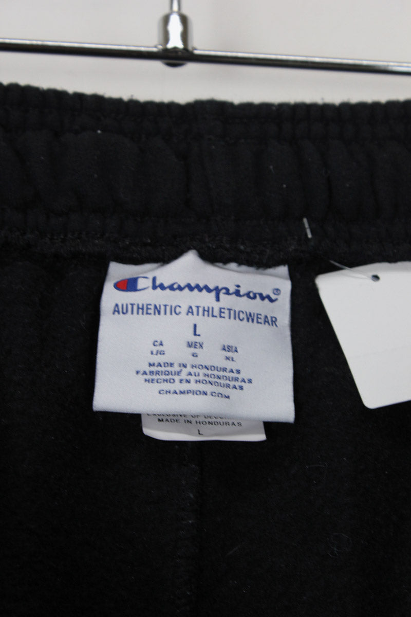 ONE POINT SWEAT PANTS / BLACK [SIZE: L USED]