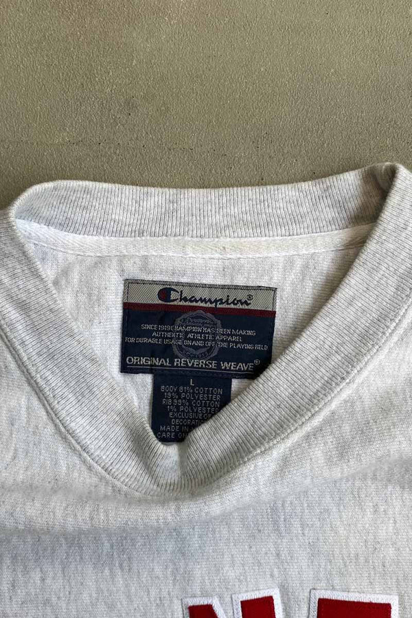 ORIGINAL REVERSE WEAVE CORNELL COLLEGE SWEATSHIRT / GRAY [SIZE: L USED]