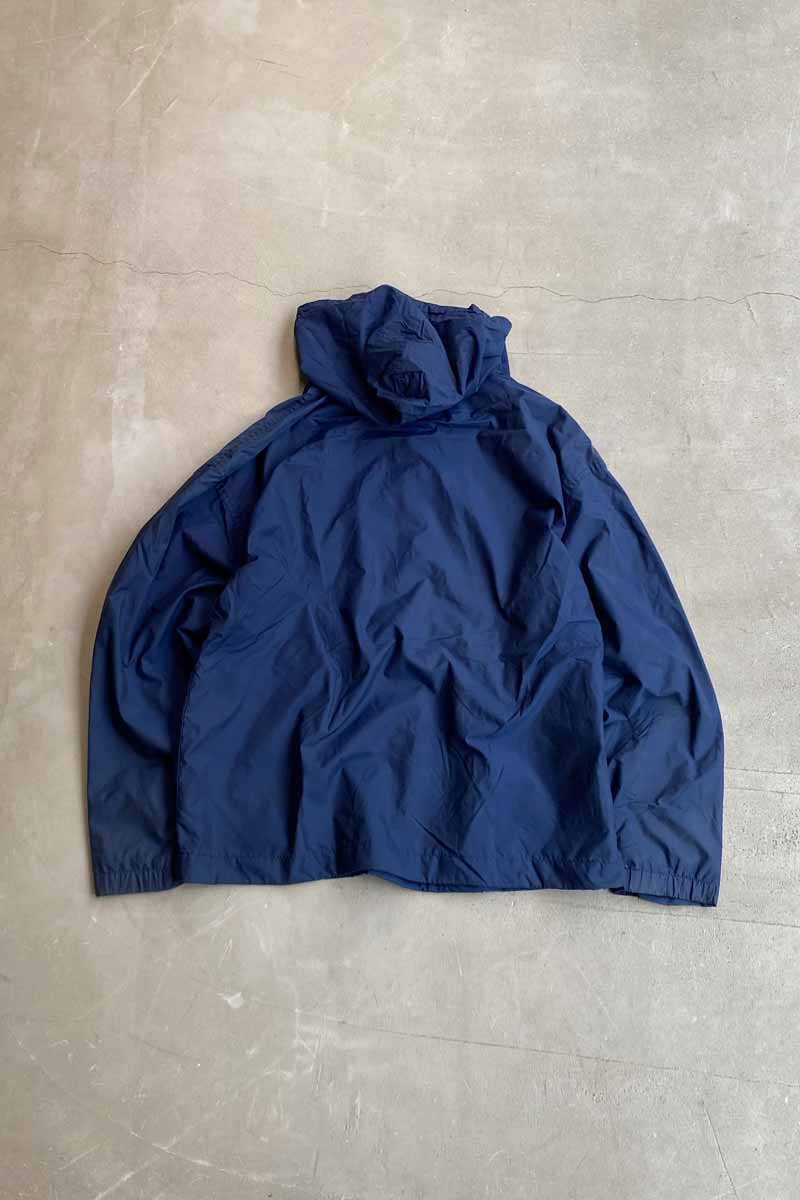 90'S HALF ZIP PULLOVER NYLON JACKET / NAVY [SIZE: L USED]
