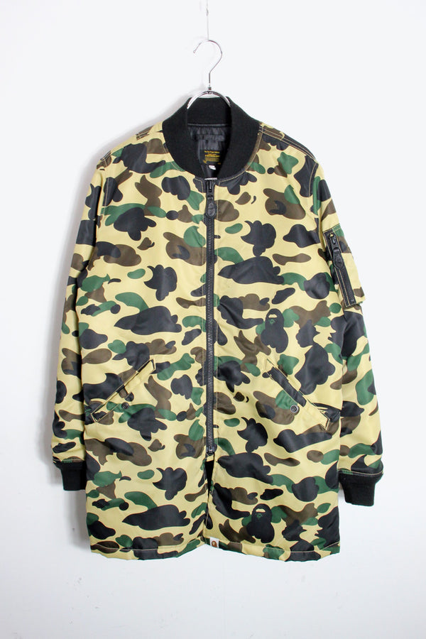 NYLON PUFF JACKET / CAMOUFLAGE [SIZE: S USED]