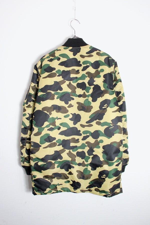 NYLON PUFF JACKET / CAMOUFLAGE [SIZE: S USED]