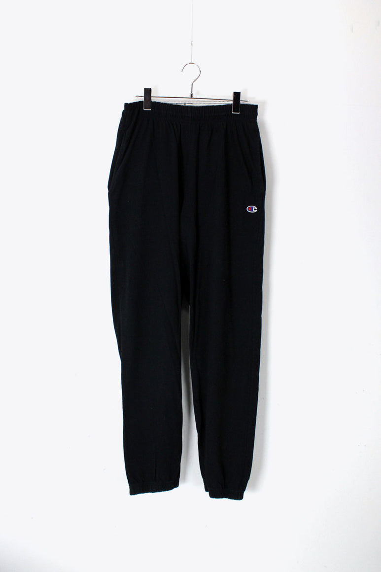 LIGHT WEIGHT ONE POINT SWEAT PANTS / BLACK [SIZE: M USED]