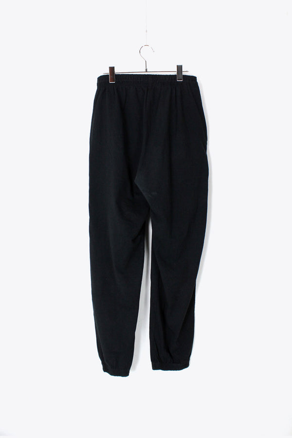 LIGHTWEIGHT ONE-POINT SWEATPANTS / BLACK [SIZE: M USED]