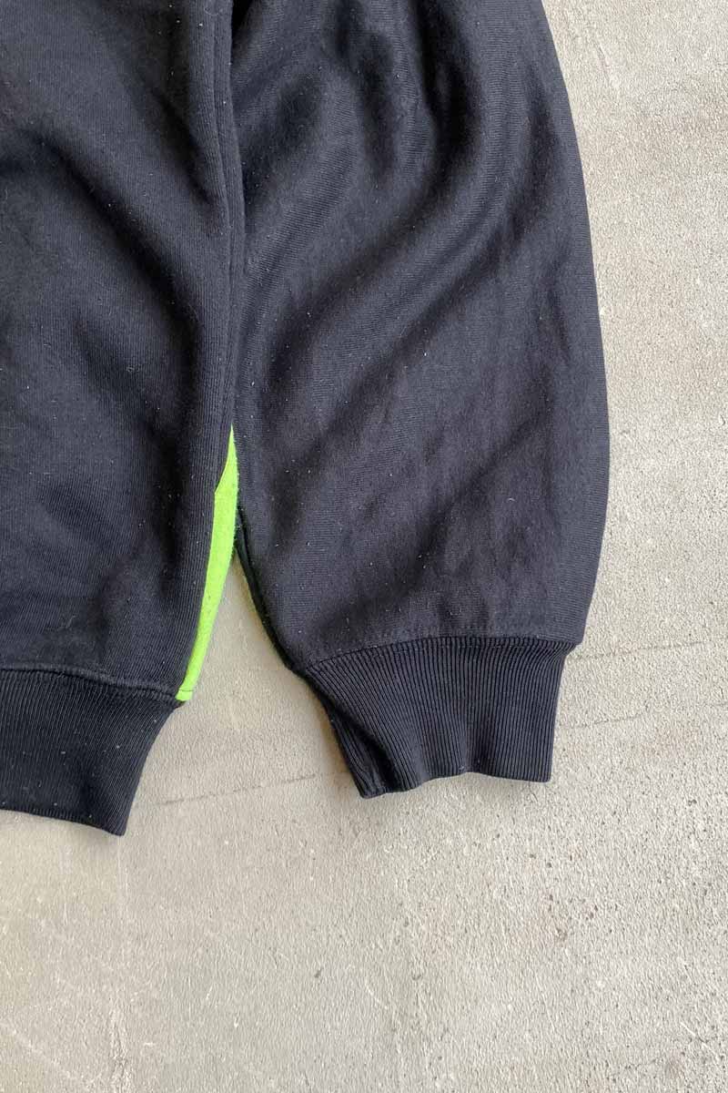 90'S HALF SNAP SWEATSHIRT / BLACK [SIZE: L USED]