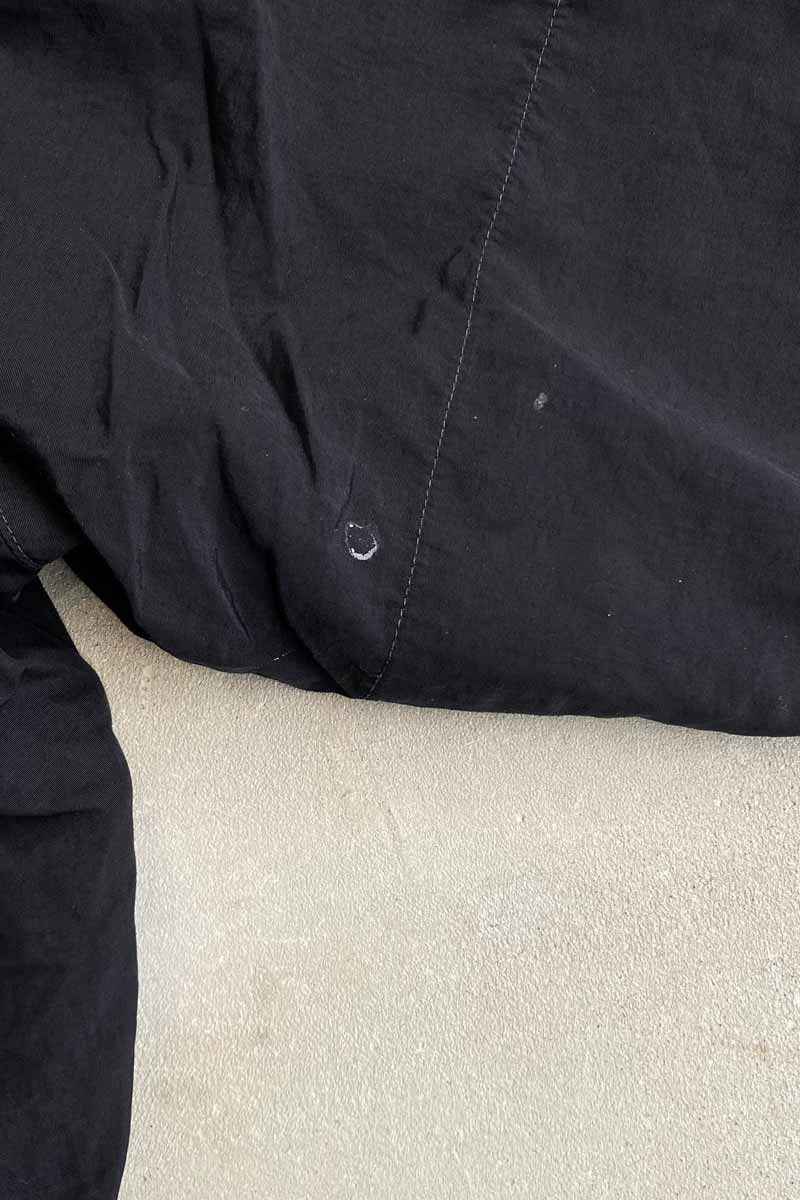 01'S ZIP UP NYLON JACKET / BLACK [SIZE: L USED]
