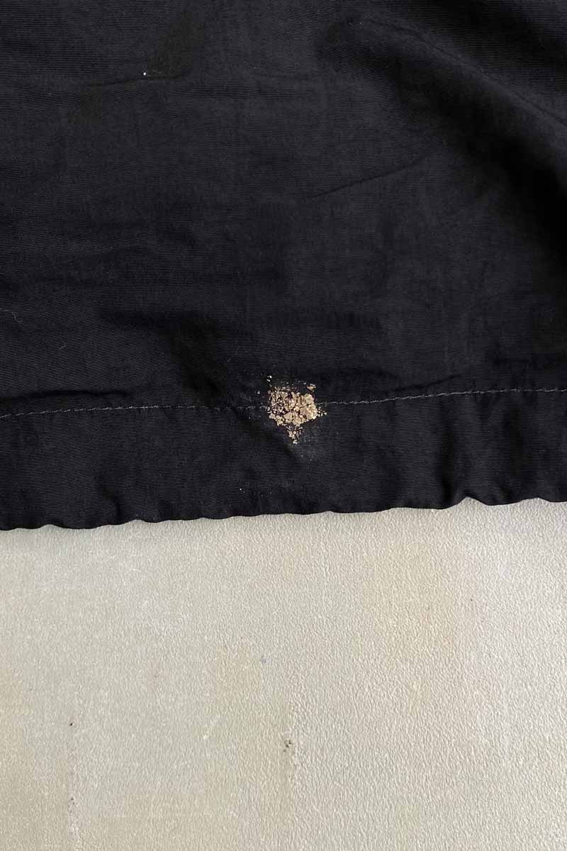 01'S ZIP UP NYLON JACKET / BLACK [SIZE: L USED]