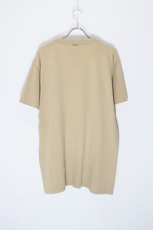 97'S S/S HOGAN'S HEROES PRINT MOVIE T-SHIRT / BEIGE [SIZE: L equivalent USED]