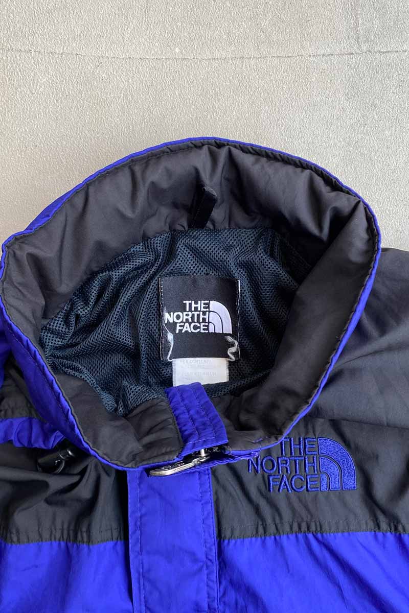 90'S ZIP UP NYLON JACKET / BLUE [SIZE: L USED]