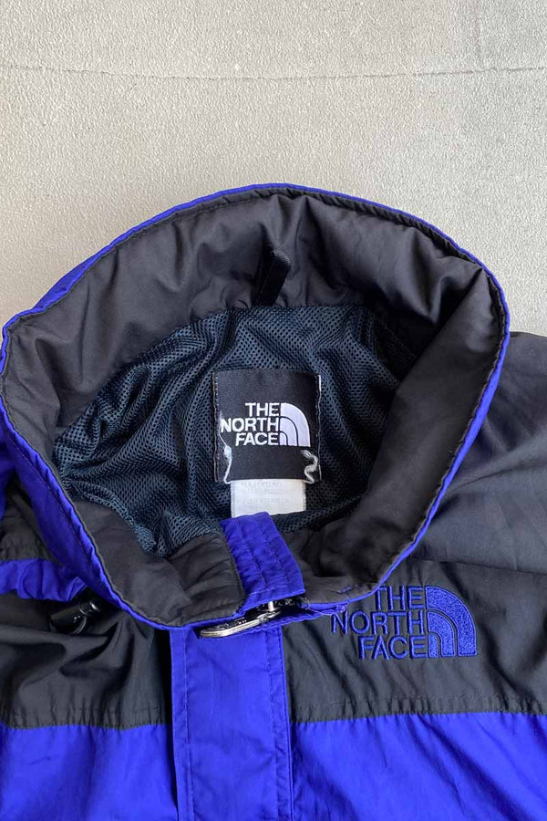 90'S ZIP UP NYLON JACKET / BLUE [SIZE: L USED]