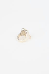 925 VINTAGE SILVER RING [SIZE: 11号相当 USED]