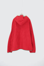 画像をギャラリービューアに読み込む, 90&#39;S FLEECE PULLOVER HOODIE JACKET / RED [SIZE: XL USED]
