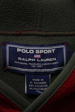 画像をギャラリービューアに読み込む, 90&#39;S FLEECE PULLOVER HOODIE JACKET / RED [SIZE: XL USED]
