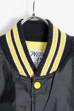 画像をギャラリービューアに読み込む, 80&#39;S IOWA NYLON STADIUM PUFF JACKET / BLACK [SIZE: L USED]
