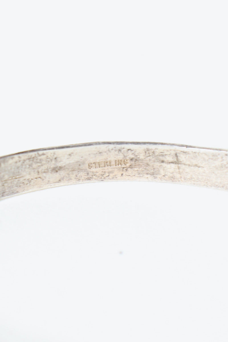 STERLING SILVER BANGLE [ONE SIZE]