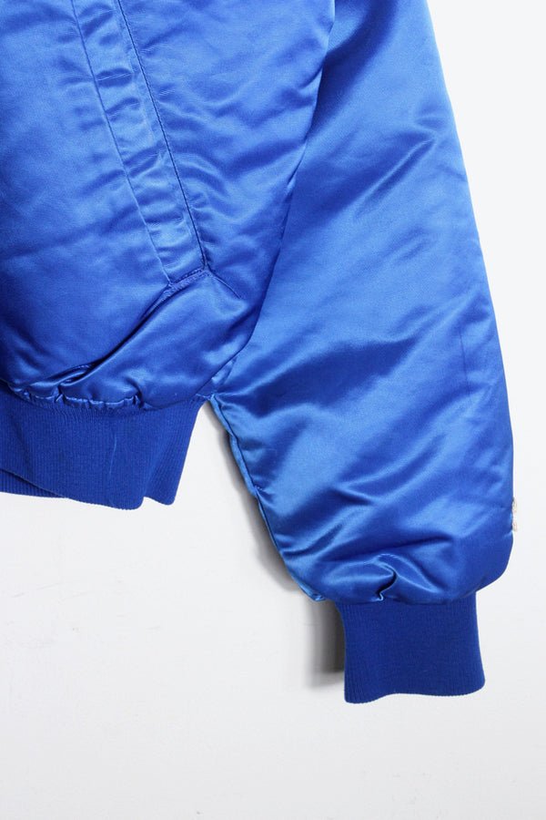90'S NFL NY GIANTS NYLON STADIUM JACKET / BLUE [SIZE: M USED]