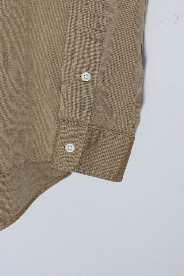 90'S BLAKE L/S BD SHIRT / BROWN [SIZE: M USED]
