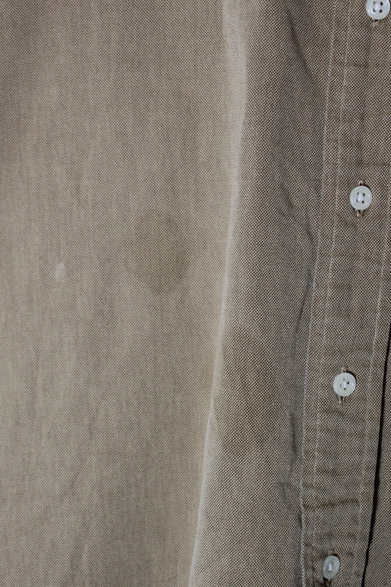 90'S BLAKE L/S BD SHIRT / BROWN [SIZE: M USED]